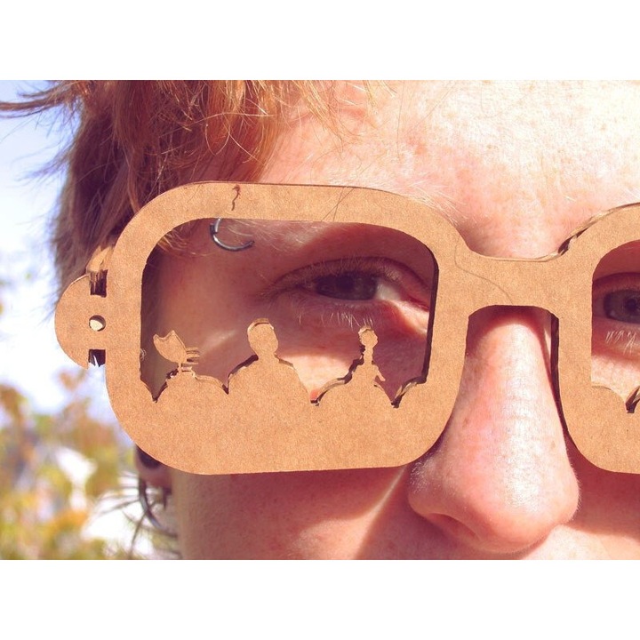 Set de artizanat, Intrahome, plywood 3mm-4mm, 30x30cm, natural