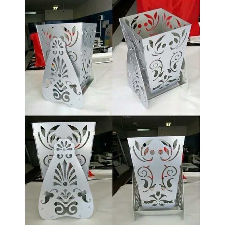 Vaza decorativa, Intrahome, Bazo Flower Box, 3mm-4mm, 30x30cm