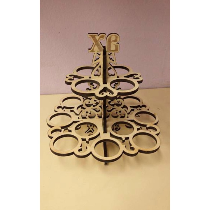 Plinta din plywood 3mm-4mm, Intrahome, set 30x30 cm, material de calitate, ideal pentru proiecte DIY