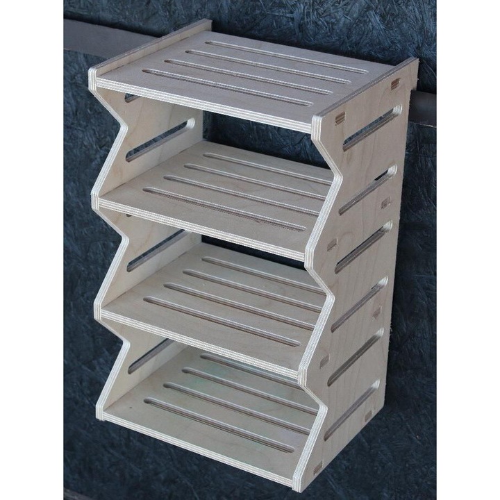 Rafturi, Intrahome, plywood 3mm-4mm, 30x30cm, set diakosmetico