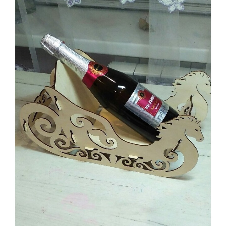 Set de artizanat, Intrahome, plywood 3mm-4mm, 30x30cm, multicolor