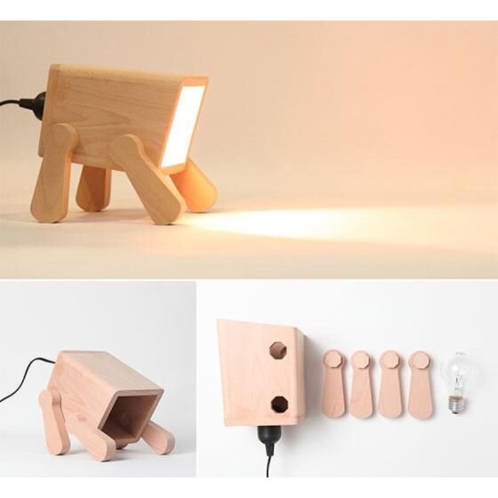 Set de artizanat, Intrahome, plywood 3mm-4mm, 30x30cm, natural