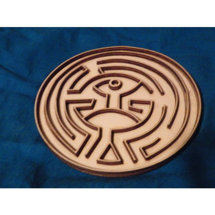 Set de artizanat, Intrahome, plywood 3mm-4mm, 30x30cm, multicolor