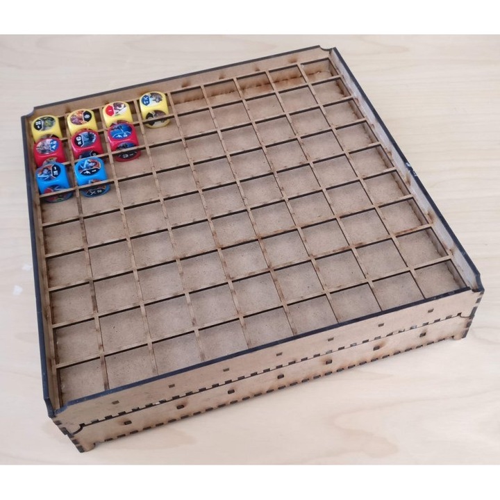 Cutie de zaruri din plywood 3mm-4mm, Intrahome, pentru Star Wars Destiny, 20x20 cm, fabricata in Grecia