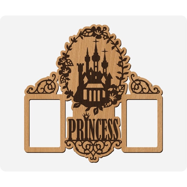 Rame foto clasice, Intrahome, 30x30 cm, din plywood 3mm-4mm, set