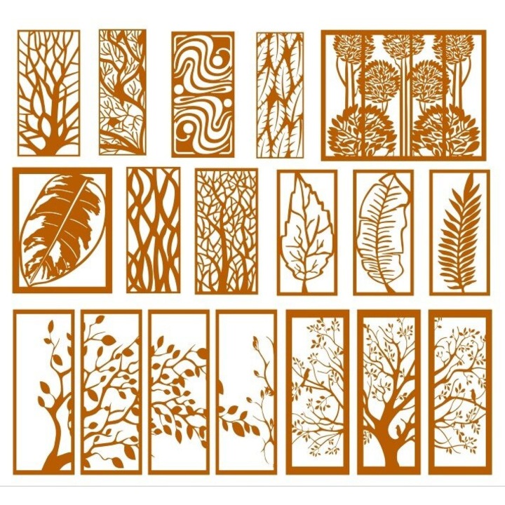 Placa decorativa, Intrahome, plywood 3mm-4mm, 30x30 cm, natural