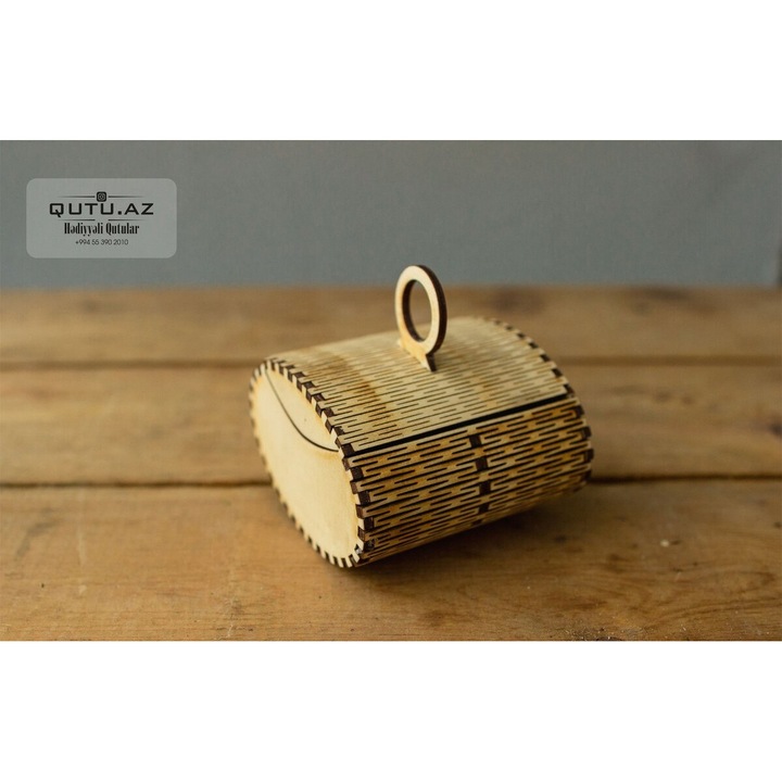 Set de artizanat, Intrahome, plywood 3mm-4mm, 30x30cm, natural