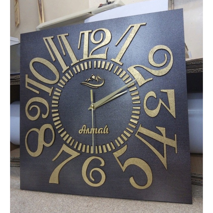 Ceas decorativ, Intrahome, Klasiko, 3mm-4mm, 30x30cm