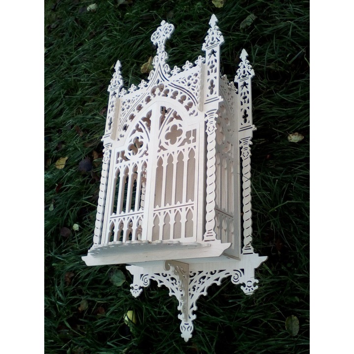 Set de artizanat, Intrahome, plywood 3mm-4mm, 30x30cm, natural