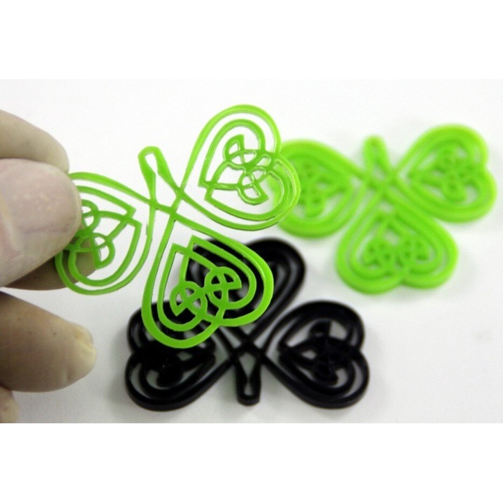 Bijuterii dama, Intrahome, set Skoularikia Celtic Clover, 3x3 cm, plywood 3mm-4mm