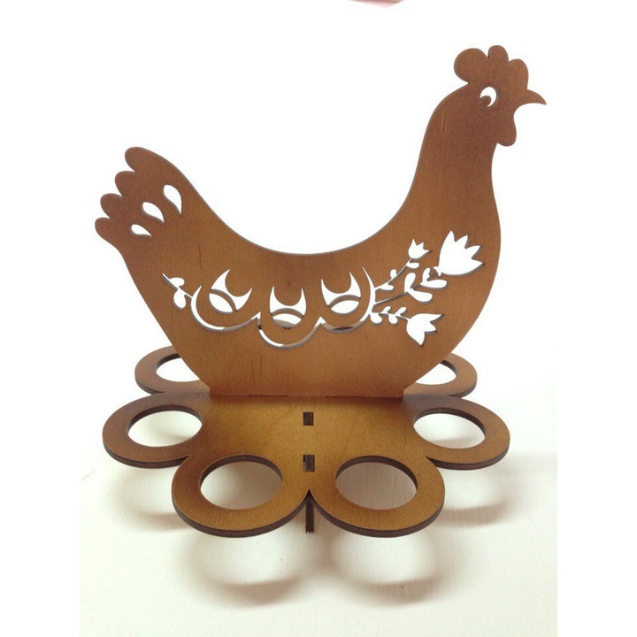 Tava de servire, Intrahome, 30x30 cm, din plywood, grosime 3mm-4mm, fabricata in Grecia