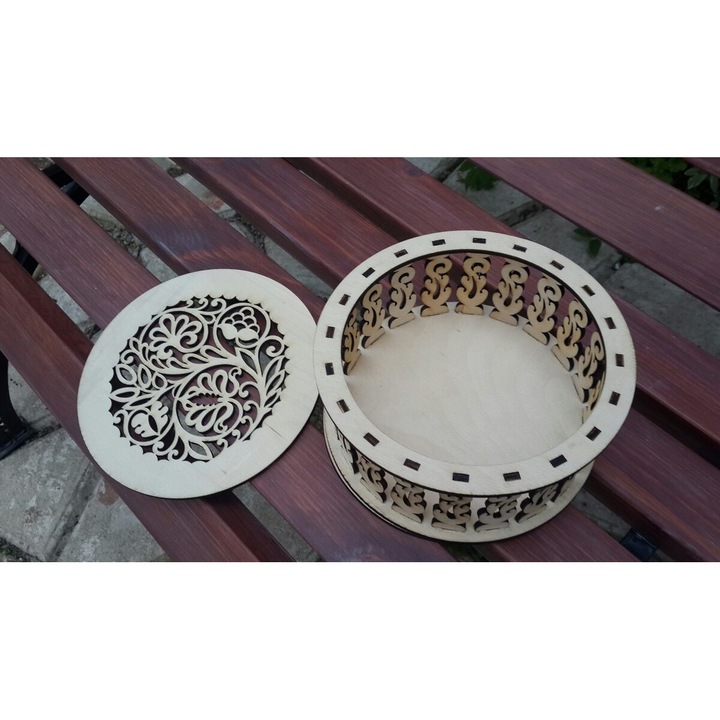 Cutie depozitare Intrahome, plywood 3mm-4mm, 30x30cm, design personalizat