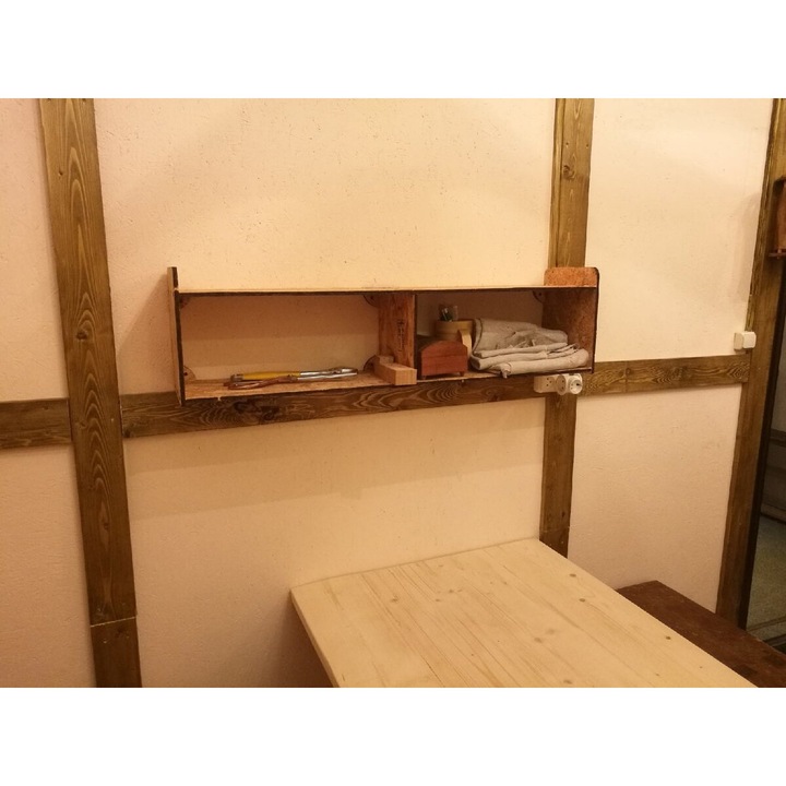 Rafturi din plywood, Intrahome, 3mm-4mm, 30x30cm, set