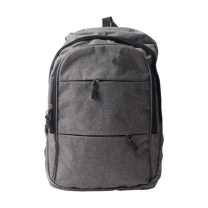Rucsac laptop Herusi capacitate mare rezistent la apa gri 45x30x15cm