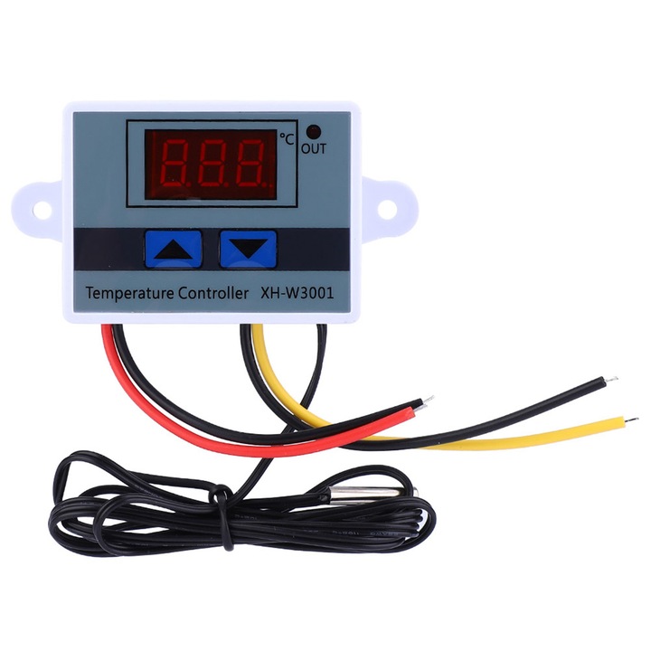 Termostat digital 12V, 120W, cu senzor