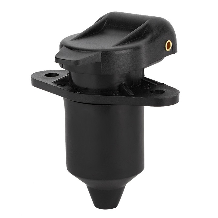 Priza remorca plastic HERUSI 3 pini negru