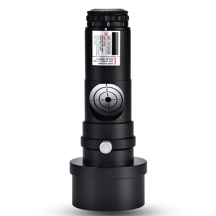 Collimator laser 1.25inch cu adaptor 2inch, 7 niveluri de luminozitate pentru telescoape Newtonian