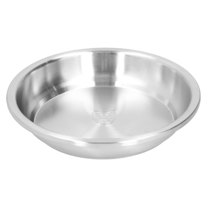 Farfurie adanca HERUSI inox rezistenta 20x20cm