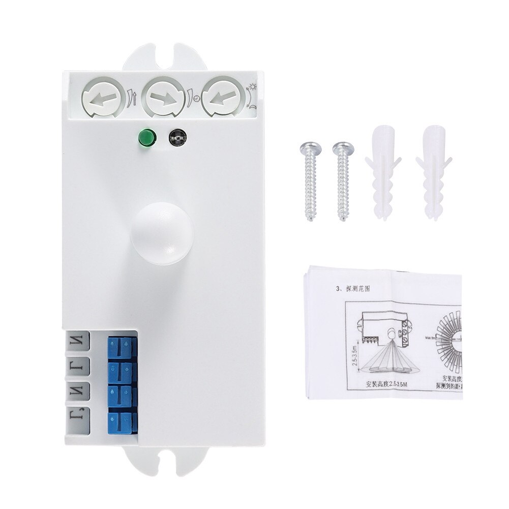 Kit Smart Home, Senzor de Miscare cu Microunde, 360 Grade, Ajustabil ...