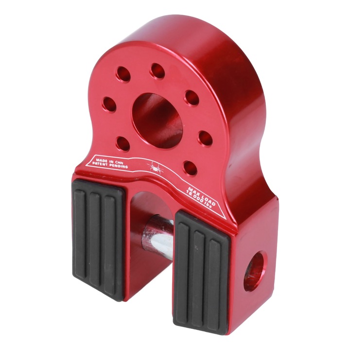 Suport carlig remorcare HERUSI aluminiu rosu 16000LB 3/4in 3/8in