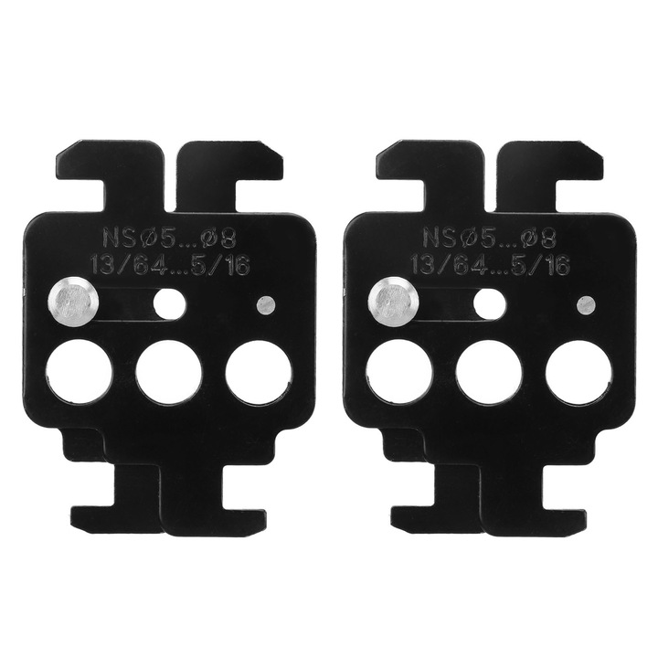 HERUSI áramköri blokkoló készlet, 2 db, acél, multifunkcionális, 8mm, ellenálló