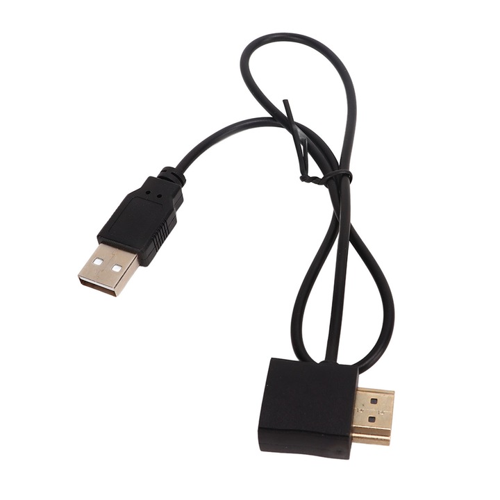 Cablu adaptor HD output HERUSI 50cm USB 2.0 negru