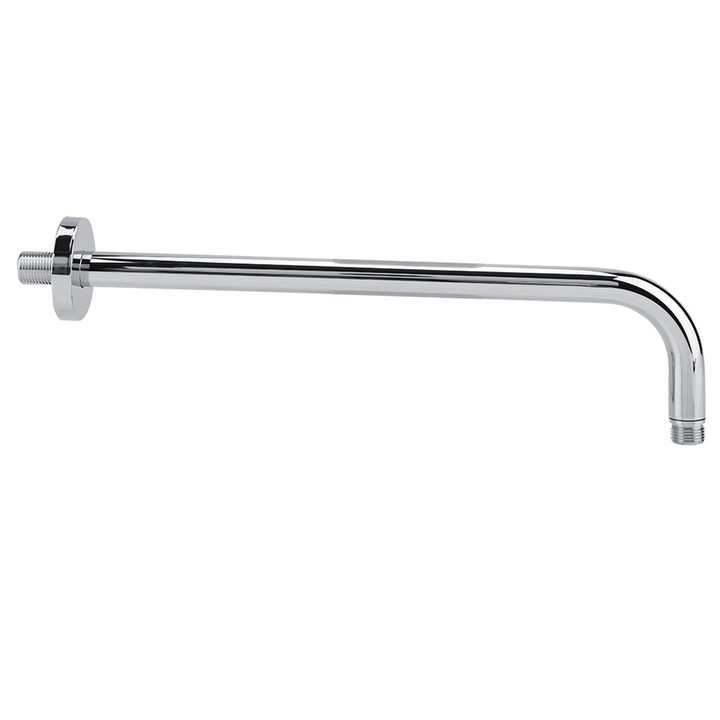 Brat de dus HERUSI 40cm inox cromat set montaj perete