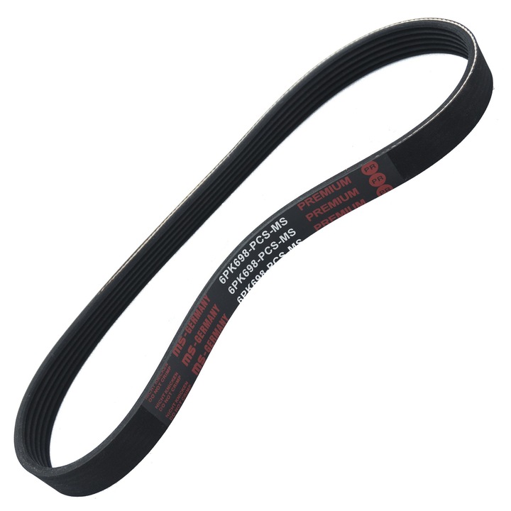 Hajtószíj, Master-Sport, 698mm, 6 bordás