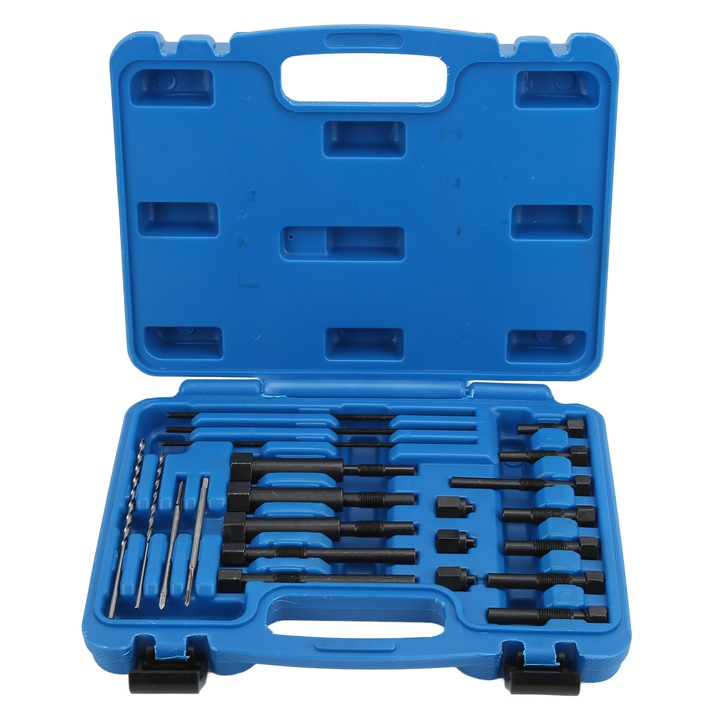 Set scule extragere electrozi bujii incandescente HERUSI metalic portabil 22 piese