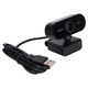 Уеб камера HERUSI 1080P автофокус микрофон USB 10x5см