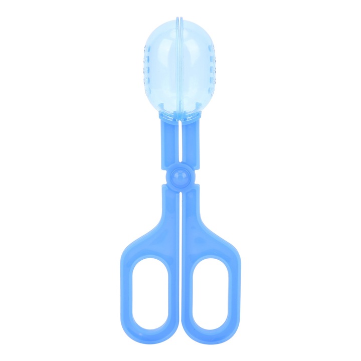 Unealta hranire si curatare reptile Herusi albastru plastic 30cm