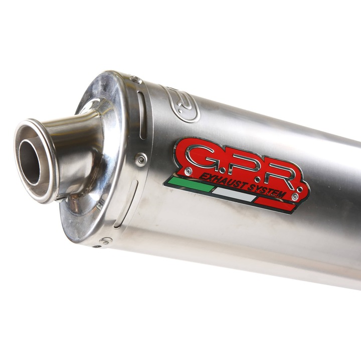 Ауспух GPR Inox Round за Kawasaki ZX-12R, 400 мм, 1.92 кг, сив