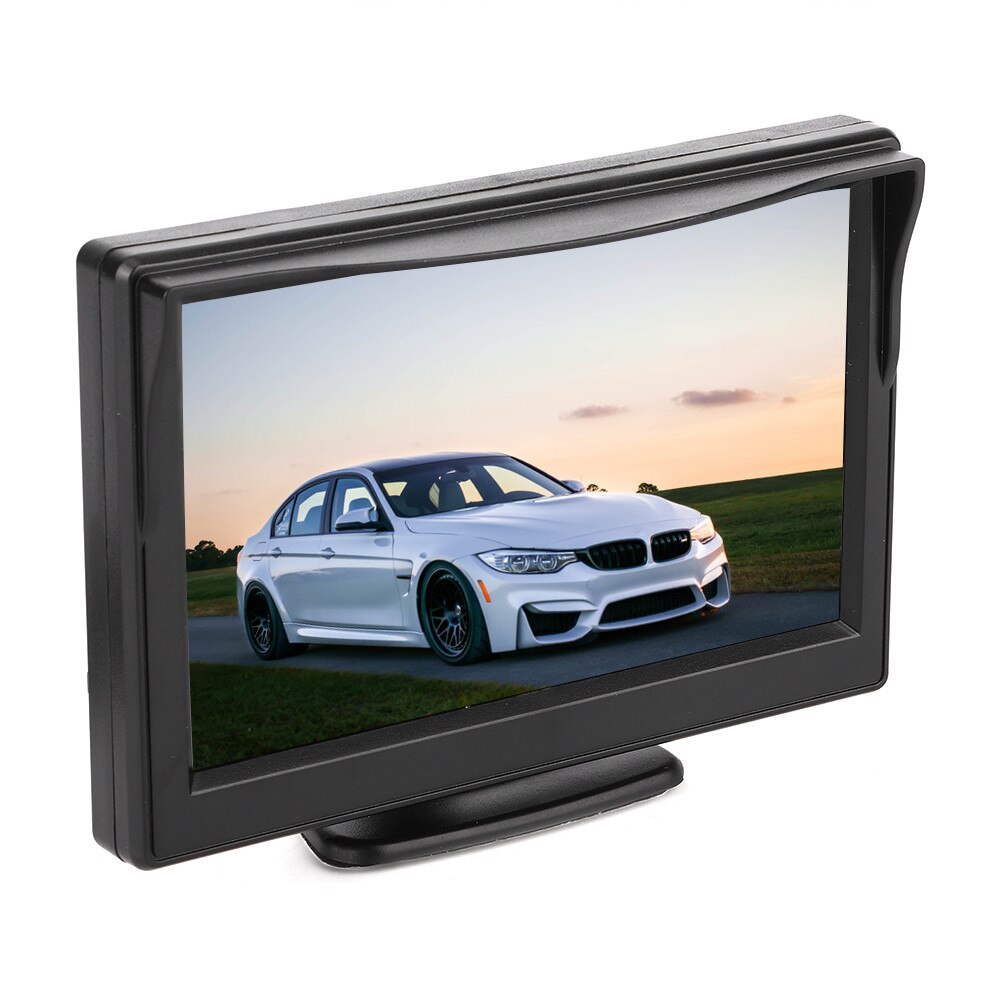 Monitor Auto Monitor auto HD TFT LCD 5 inch, 2 canale AV, functie de revers ...