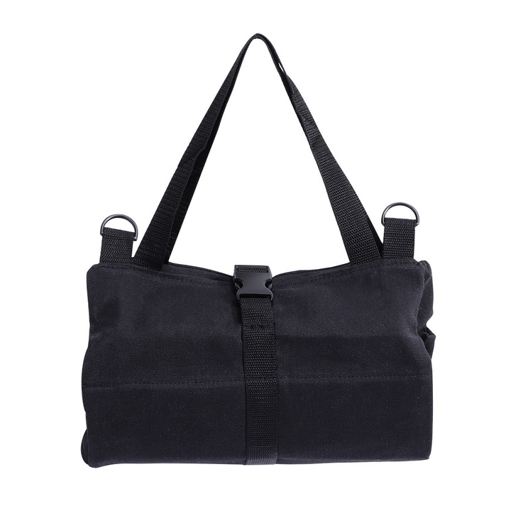 Geanta organizator scule HERUSI, 5 buzunare, negru, 40x20cm