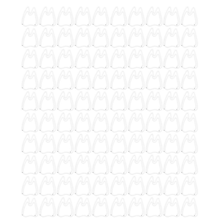 Agrafe metalice HERUSI set 100 buc multicolor 2x1cm
