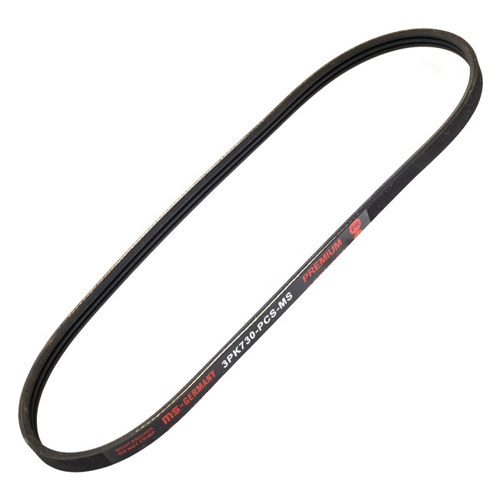 Bordás ékszíj, Master Sport Germany, fekete, 730x10,7 mm