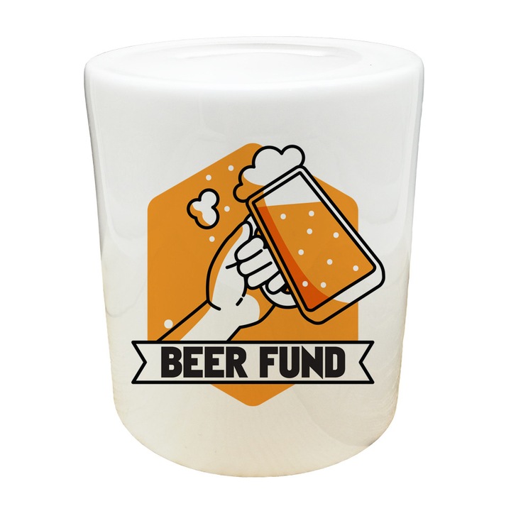 Pusculita cu mesaj haios Beer fund