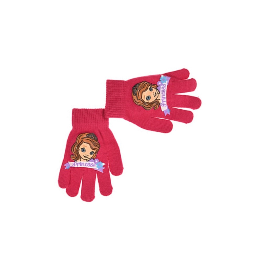 Manusi copii cu Printesa Sofia, Fucsia