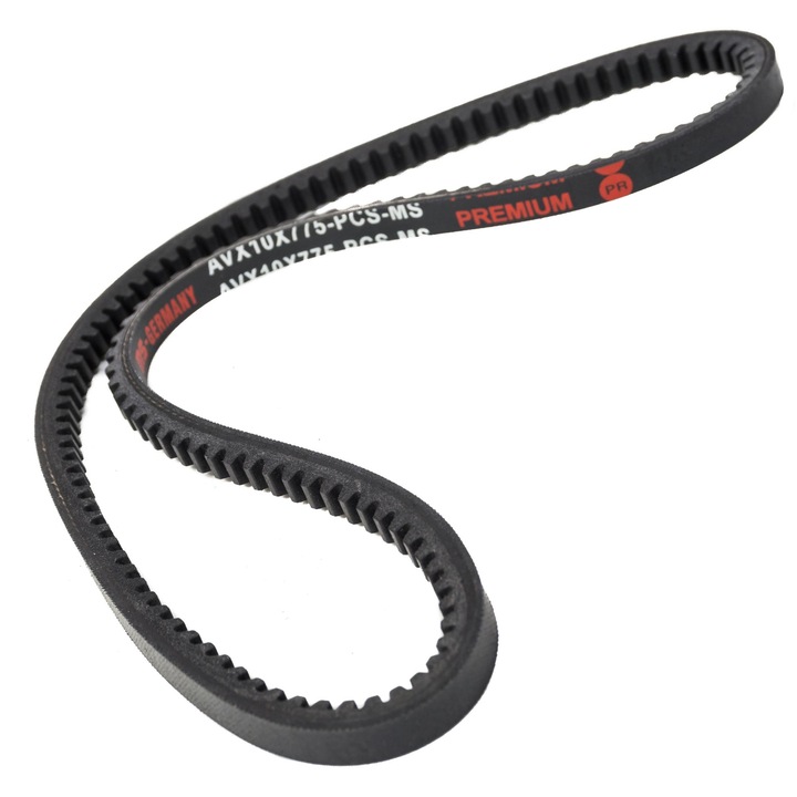 Bordás ékszíj, Master Sport Germany, AVX-10X775, 10x775 mm, fekete