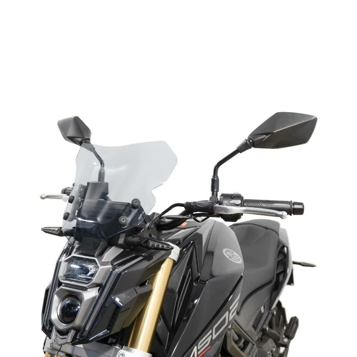 ISOTTA magas szélvédő MBP M502N-hez, világos füstszínű, 4.5mm, könnyen felszerelhető