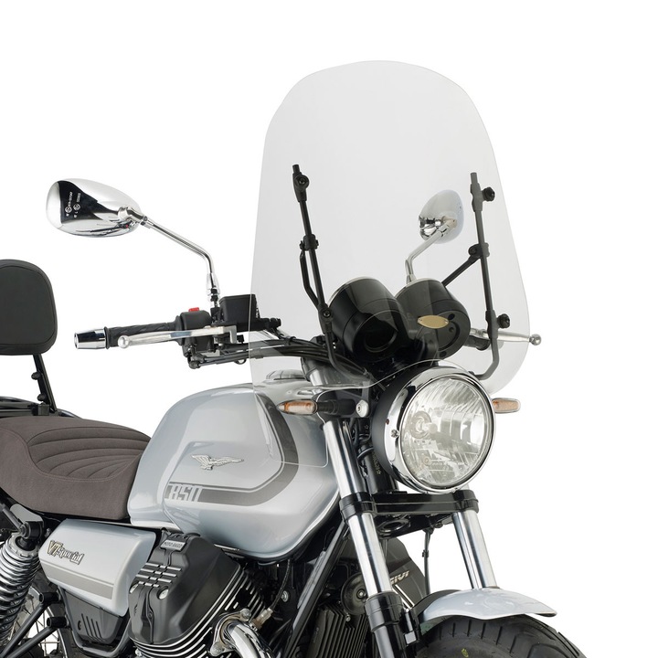 Átlátszó KAPPA 8206AK szélvédő Moto Guzzi V7 850 Stone és Special modellekhez, 48.5x50cm