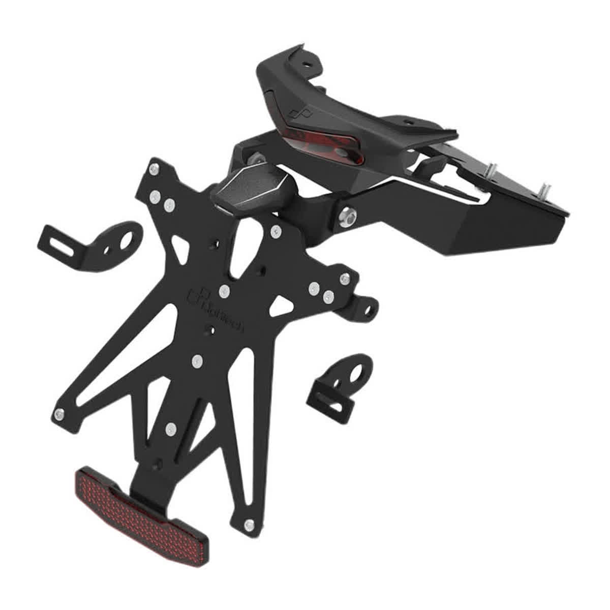 Kit suport numar de inmatriculare ajustabil Lightech A2 pentru