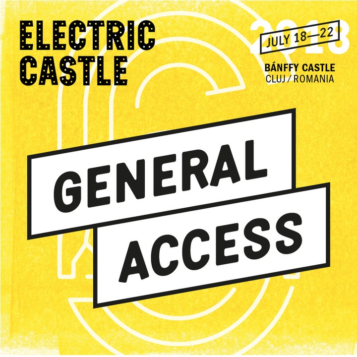 Bilet Electric Castle Spring Sales, General Access Pass, pentru o persoana, 18-22 iulie 2018