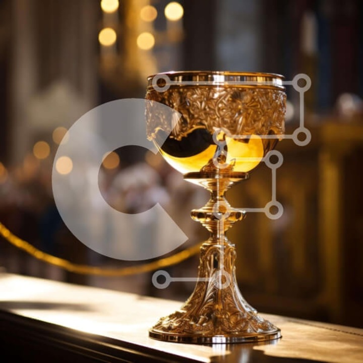 Puzzle din lemn Intrahome, chryso kypello pe masa decorata, 10x10cm, 25 piese, cutie din lemn wenge