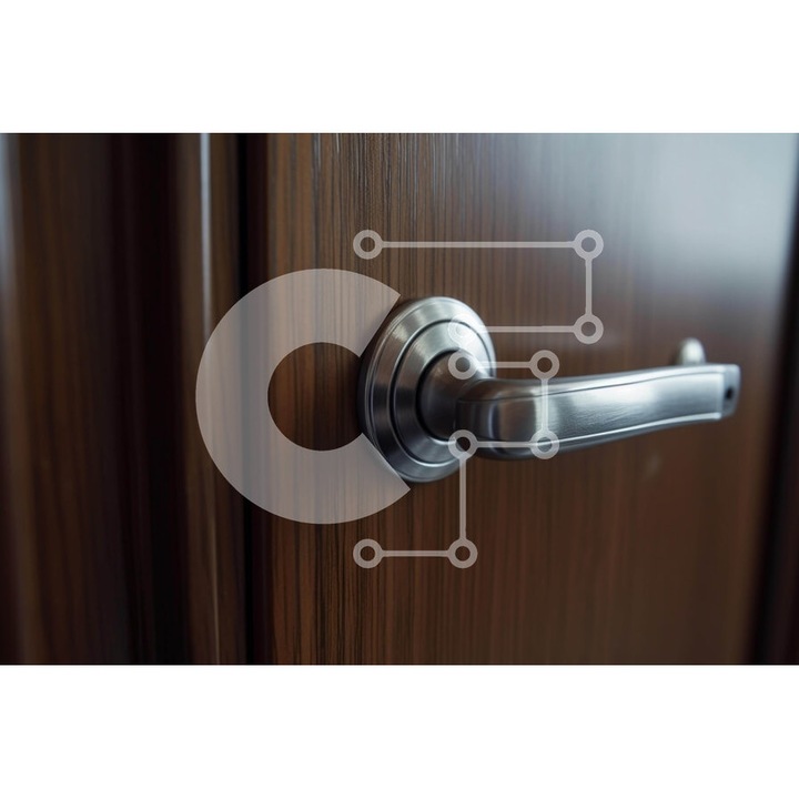 Puzzle din lemn Intrahome, 10x10 cm, 25 piese, cutie din lemn wenge