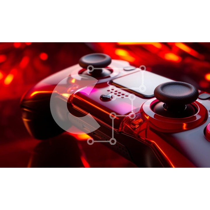 Puzzle din lemn Intrahome, zontano cheiristerio paichnidion, 10x10cm, 25 piese, culoare neagra cu detalii rosii, in cutie de lemn wenge