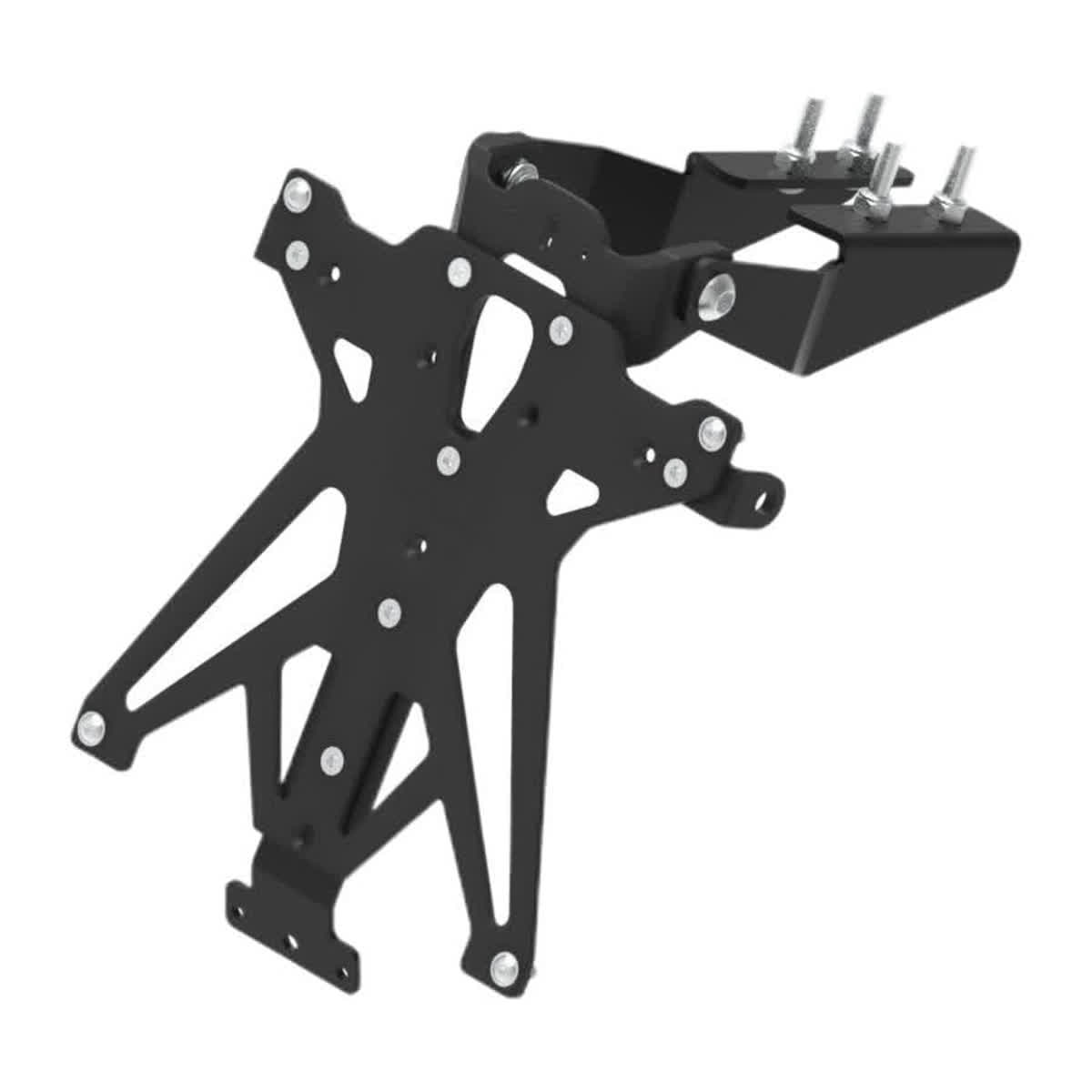 Kit suport numar de inmatriculare ajustabil Lightech B3, aluminiu