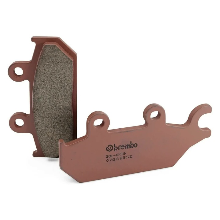 Fékbetétek Off-Road BREMBO, szinterezett, 46.1x9.9mm, magas kopásállóság
