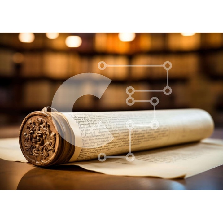 Puzzle din lemn Intrahome, 25 piese, imagine cilindru vechi pe masa din lemn, 10x10 cm, cutie din lemn wenge