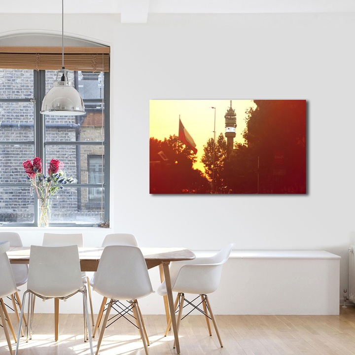 Tablou Canvas Vintage Aspect Retro Turn in oras 40 x 60 cm